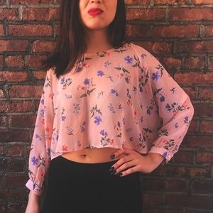 Floral Crop Top